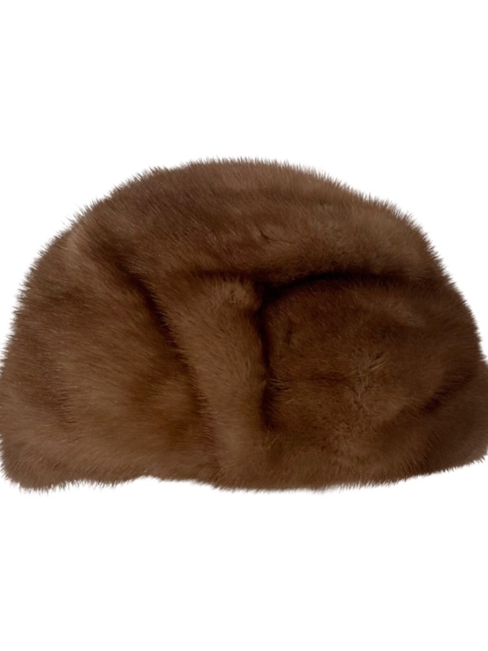 Vintage John Wanamaker Philadelphia Brown Mink Fur Hat Women’s